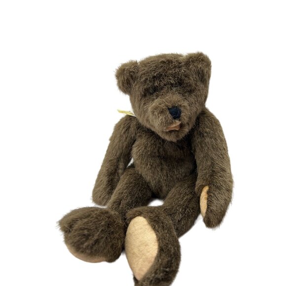Jointed Creative Marketing Concepts Vintage Brown Plush Stuffed Teddy Bear - Picture 3 of 9
